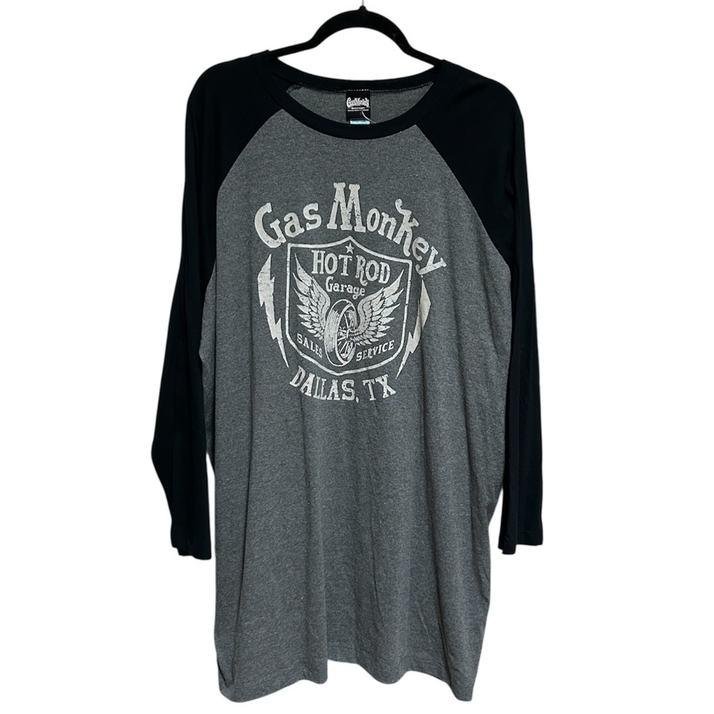 Gas Monkey Garage Dallas Texas Ragland T-shirt size 2XL long sleeve NEW